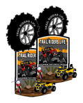 Trail Riders Life ATV 4-Pack Stickers