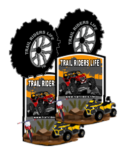 Trail Riders Life ATV 4-Pack Stickers